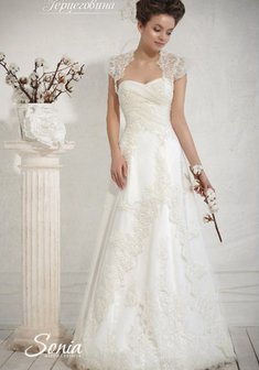 Свадебное платье Герцеговина-L35944. А-силуэт, длинное без шлейфа.