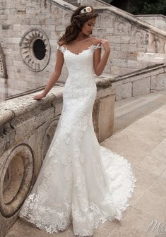 Свадебное платье L65222. Силуэт Русалка (Рыбка), длинное со шлейфом.