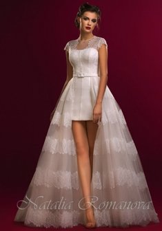 Свадебное платье L65239. А-силуэт, трансформер.