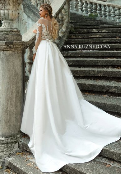 Свадебное платье Юджиния-B65139 - Бутик церемониальной одежды Black&White