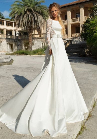 Свадебное платье Эрика-B65141 - Бутик церемониальной одежды Black&White