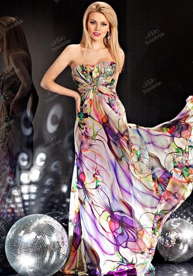 Вечернее платье B24818 - Бутик церемониальной одежды Black&White