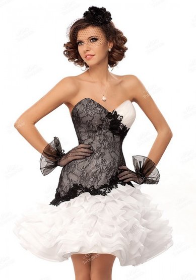 Вечернее платье B24861 - Бутик церемониальной одежды Black&White