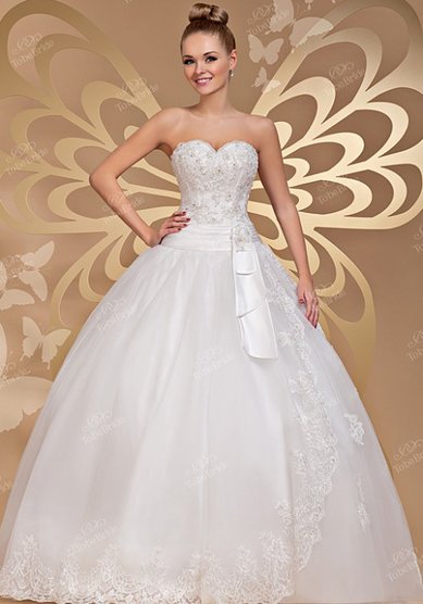 Свадебное платье B24891 - Бутик церемониальной одежды Black&White