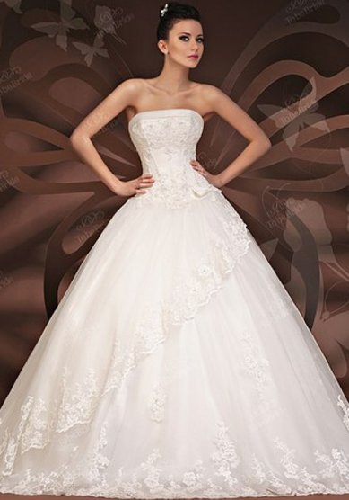 Свадебное платье B24894 - Бутик церемониальной одежды Black&White