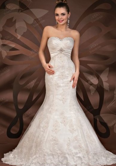 Свадебное платье B24904 - Бутик церемониальной одежды Black&White