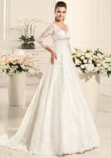 Свадебное платье B65154 - Бутик церемониальной одежды Black&White