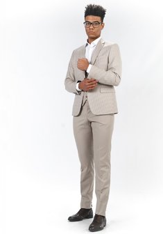 Свадебный мужской костюм 008-M3450. Классический однобортный.