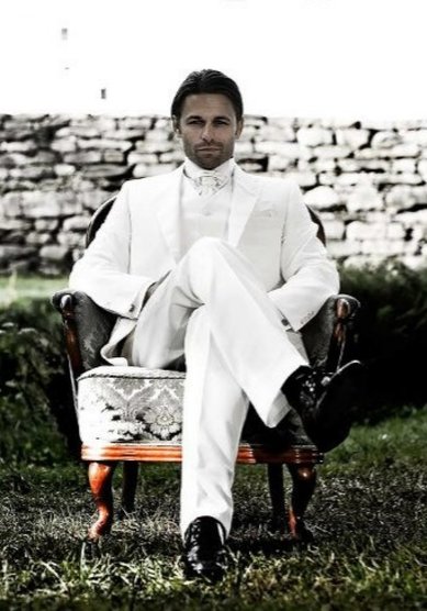 Свадебный мужской костюм B3347 - Бутик церемониальной одежды Black&White