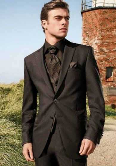 Свадебный мужской костюм W3383 - Студия мужской одежды Wedding Studio